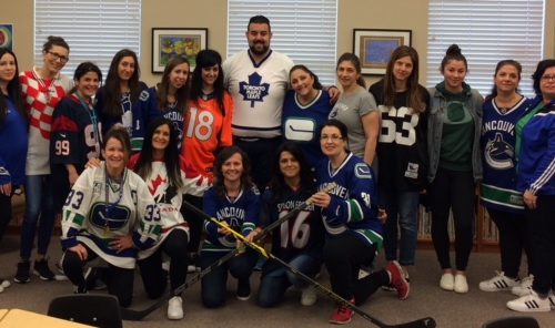 Jersey Day in honour of the Humboldt Broncos