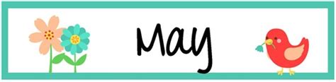 May 2018 Calendar